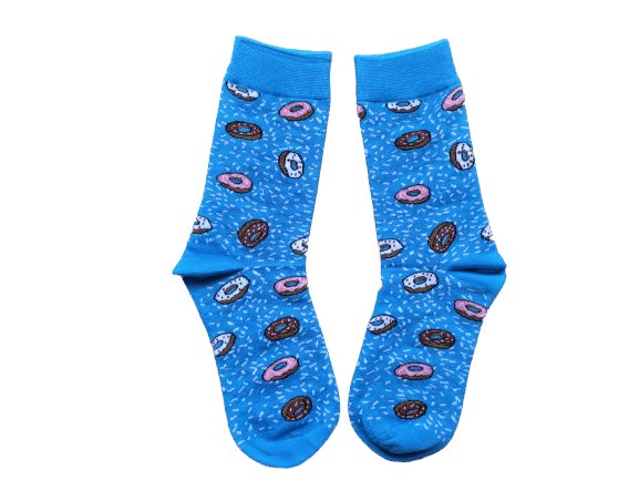 Donut Blues Socks