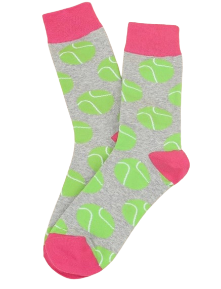 Tennis socks for men’s shoe size 9–11 and women’s size 8–11 laid flat overlapping