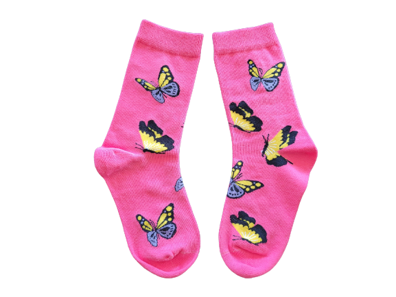 Butterfly socks for kids