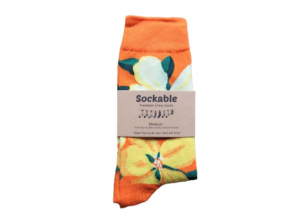 Frangipani Socks Sockable Fundraising 
