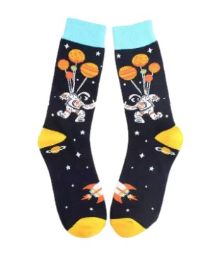 Space Walk Socks Sockable Fundraising 